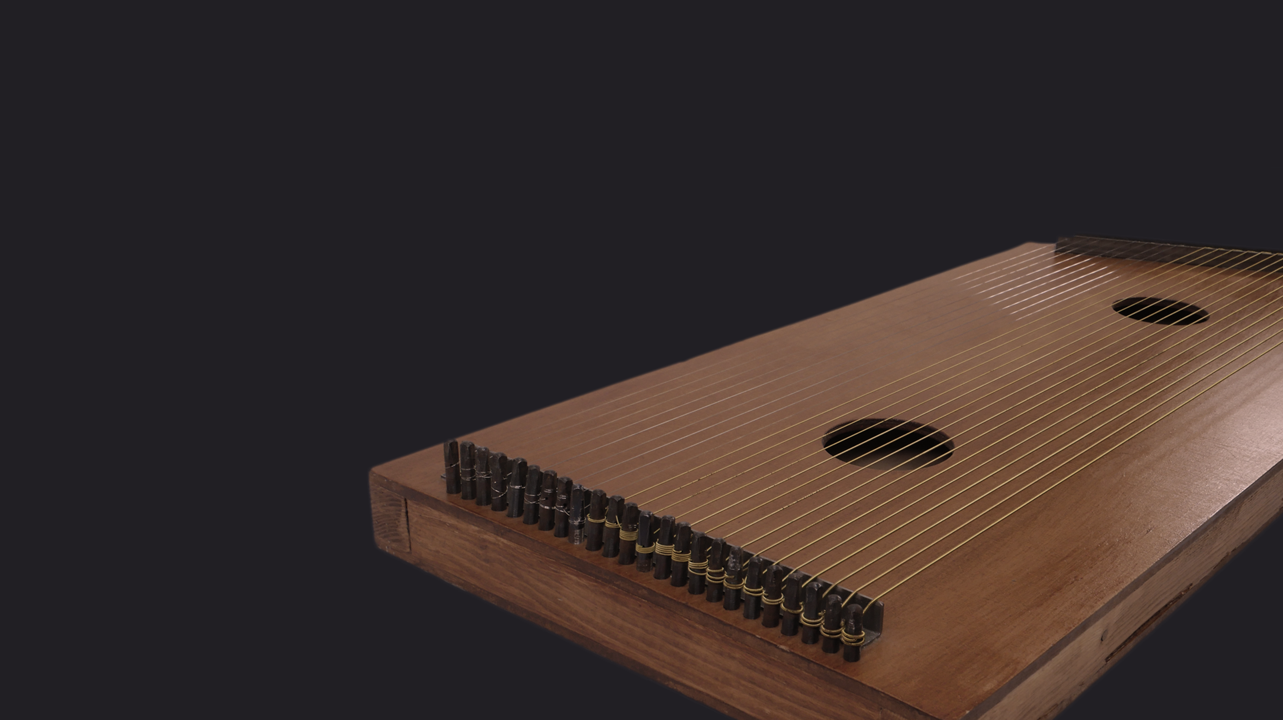 Soundpaint Bras 24 Stringed Zither Soundpaint Custom Zither