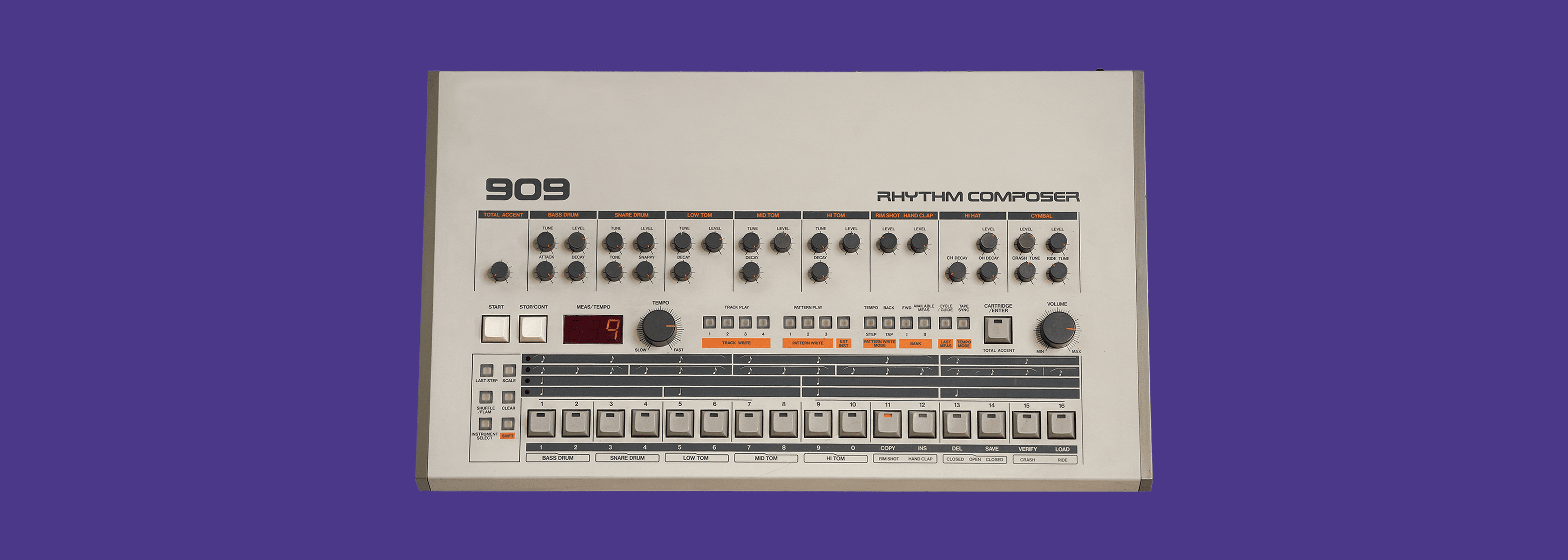 909 drum deals machine